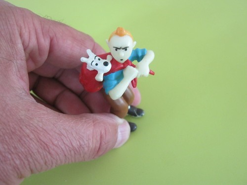 Figurine tintin milou dans - figurine,