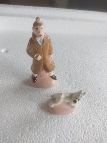 Figurines plâtre tintin - tintin, et