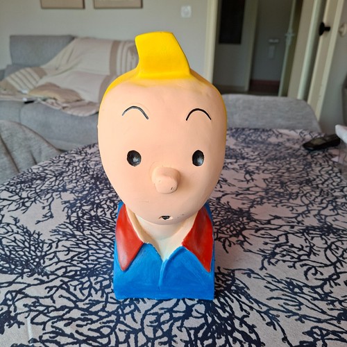 Tête tintin platre - tête, en